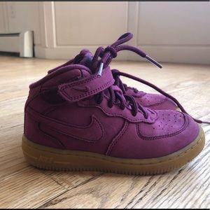 Maroon Nike High Tops Toddler size 10 C